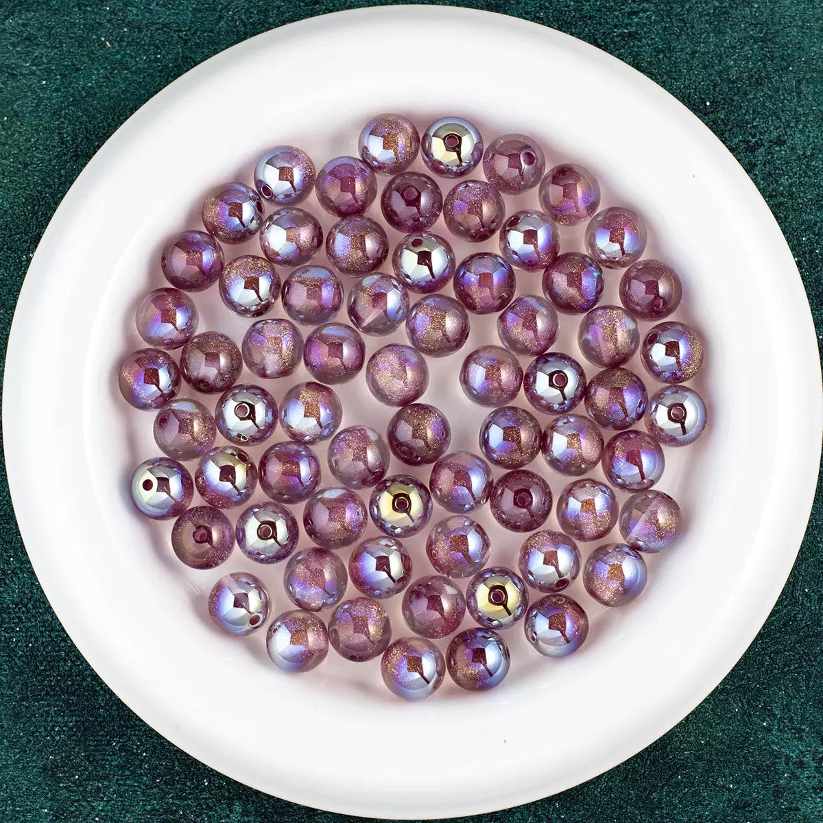 12mm moon deep sea secret DIY beads - 10pcs/bag