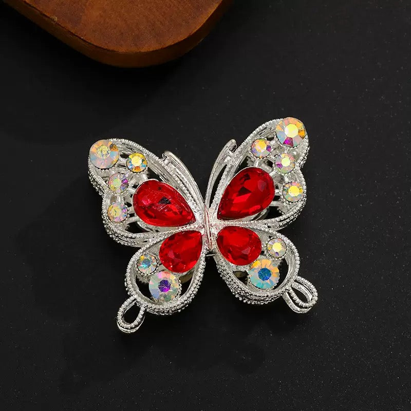 Crystal double-sided DIY butterfly fancy bead