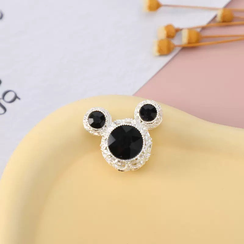 Mickey head DIY fancy bead - 5pcs/bag