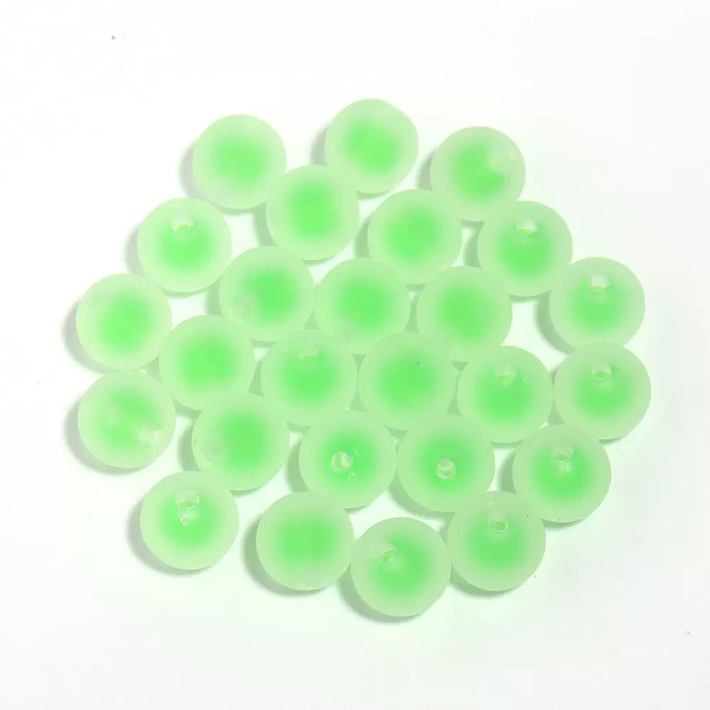 16mm frosty acrylic double-layer DIY beads -25/bag