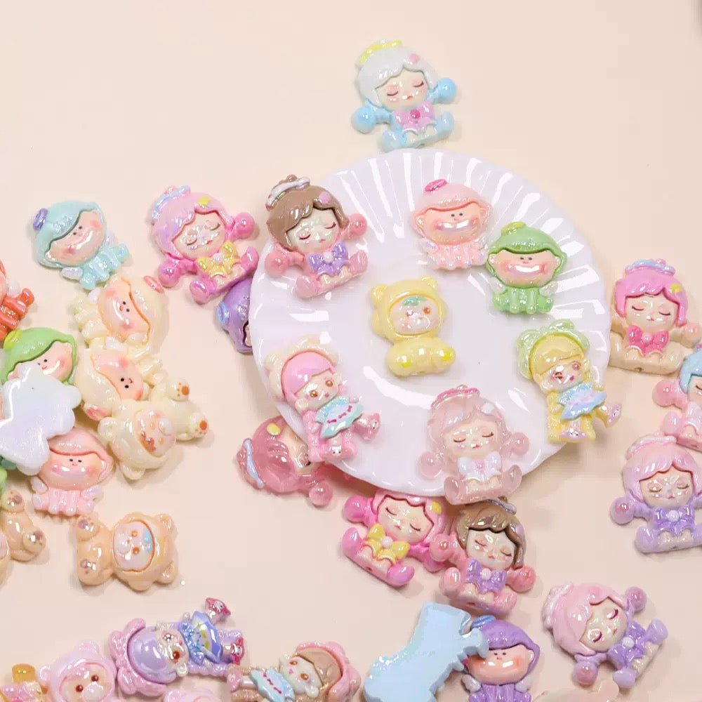 Luminous DIY character beads - 10pcs/bag