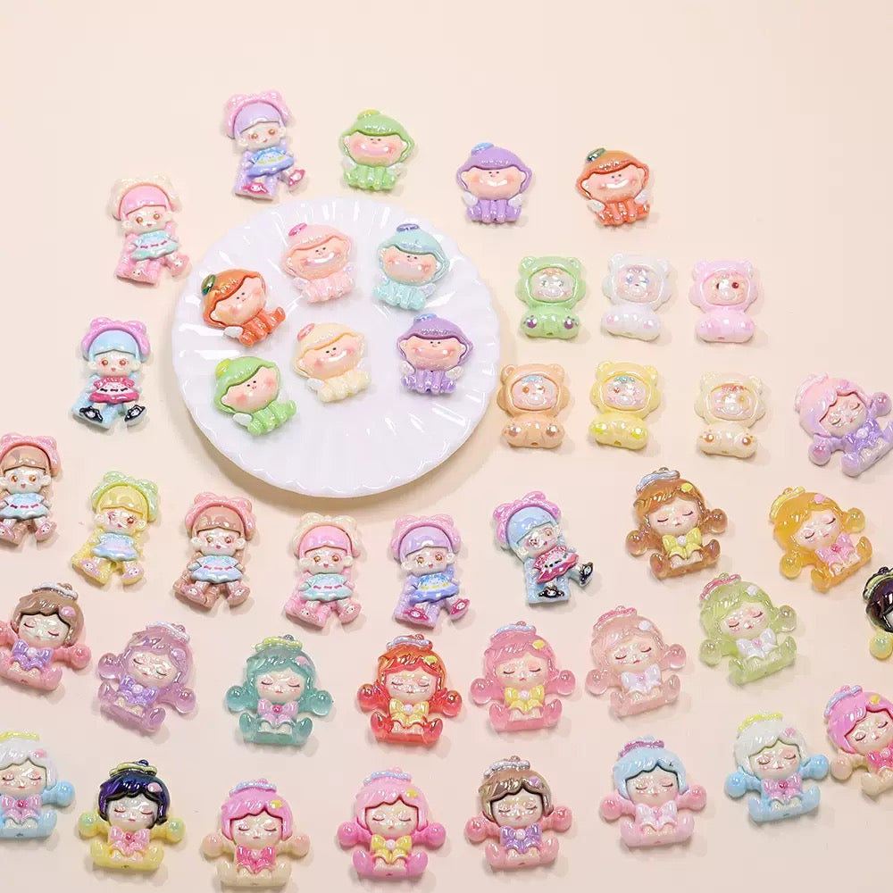 Luminous DIY character beads - 10pcs/bag