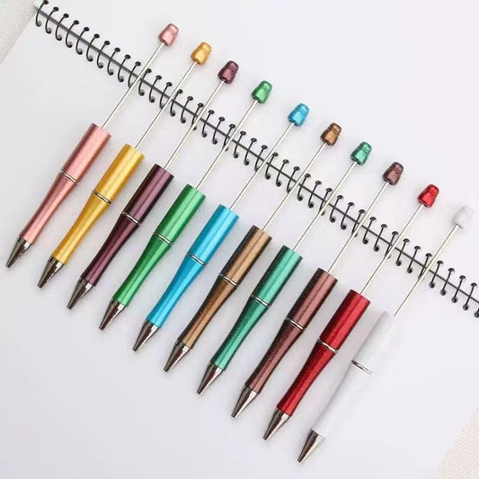 Beadable DIY glitter pens