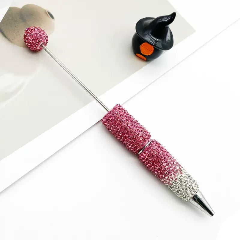 Ombre rhinestone DIY beadable pen