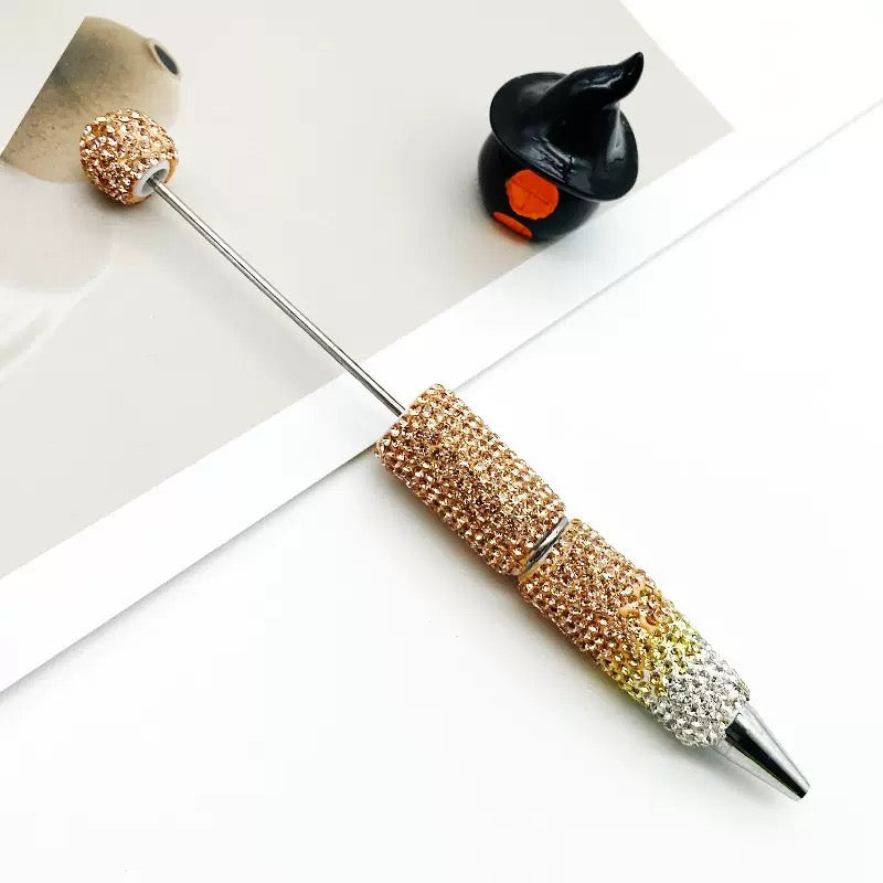 Ombre rhinestone DIY beadable pen