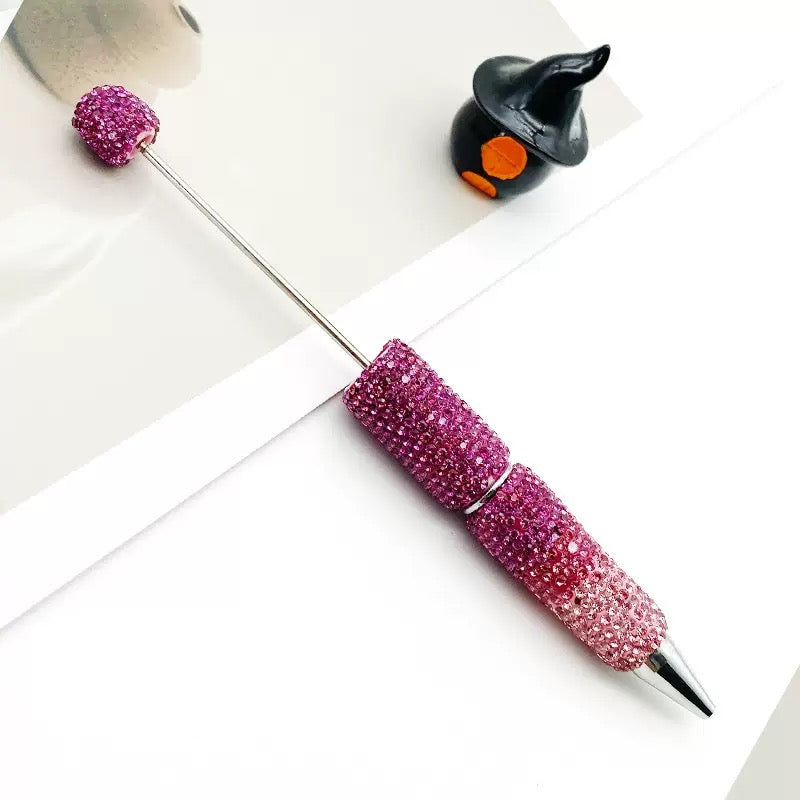 Ombre rhinestone DIY beadable pen