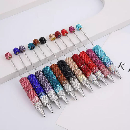 Ombre rhinestone DIY beadable pen