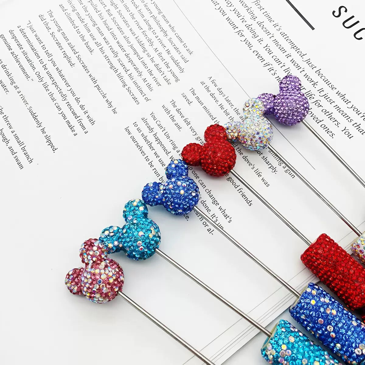 Mickey head diamond bead pen DIY