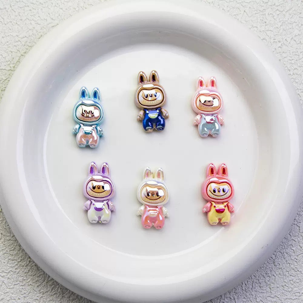 Cute cartoon character DIY bead - 10pcs/bag