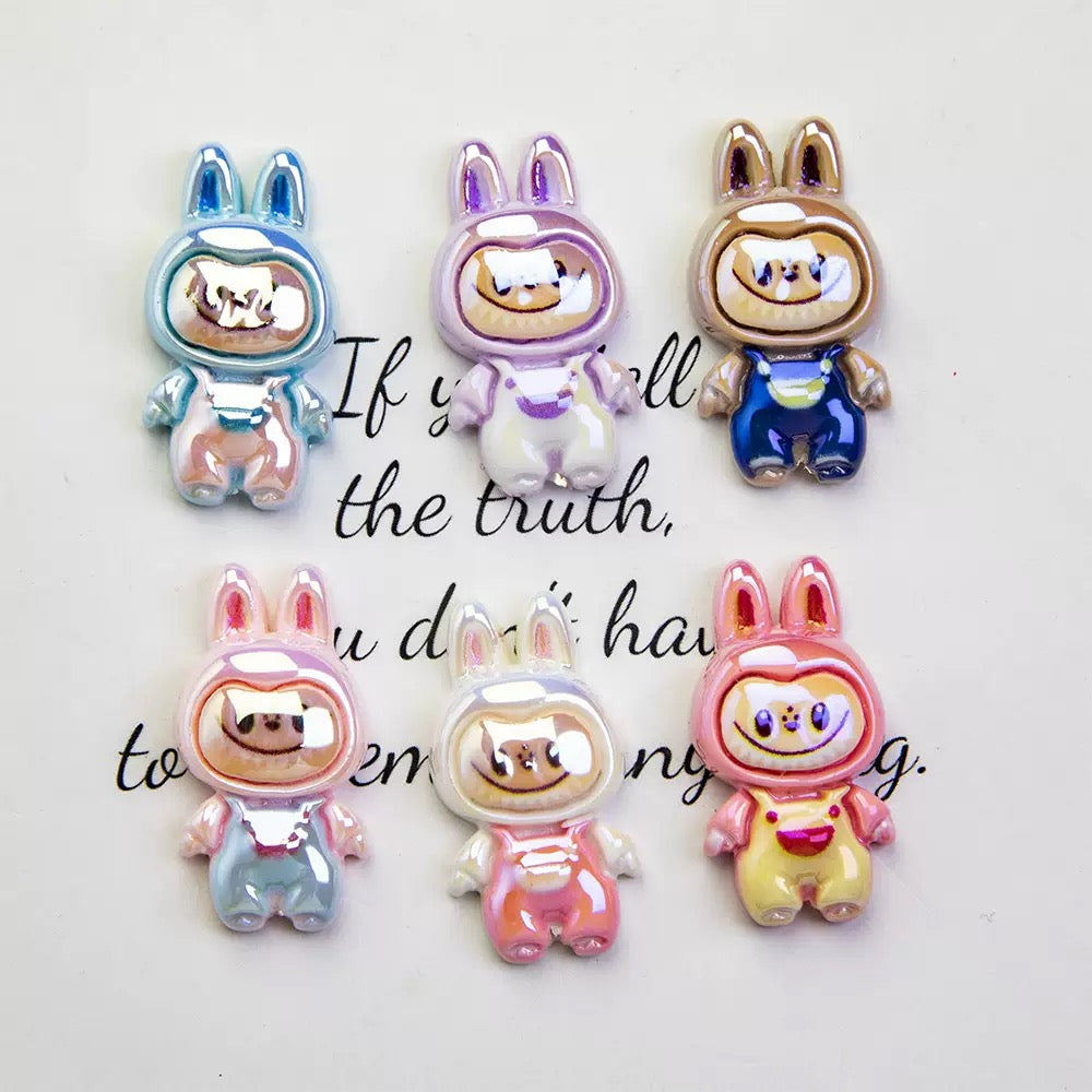 Cute cartoon character DIY bead - 10pcs/bag