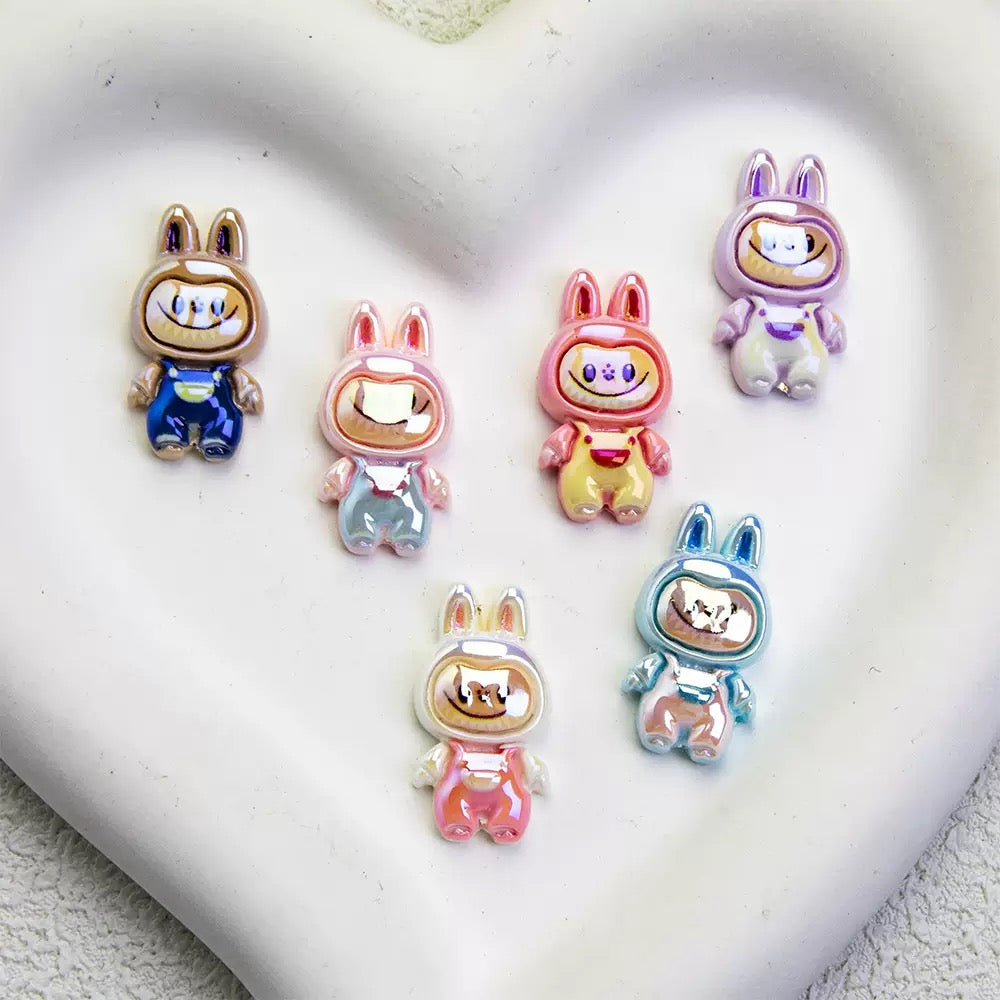 Cute cartoon character DIY bead - 10pcs/bag