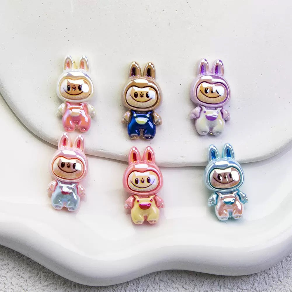 Cute cartoon character DIY bead - 10pcs/bag