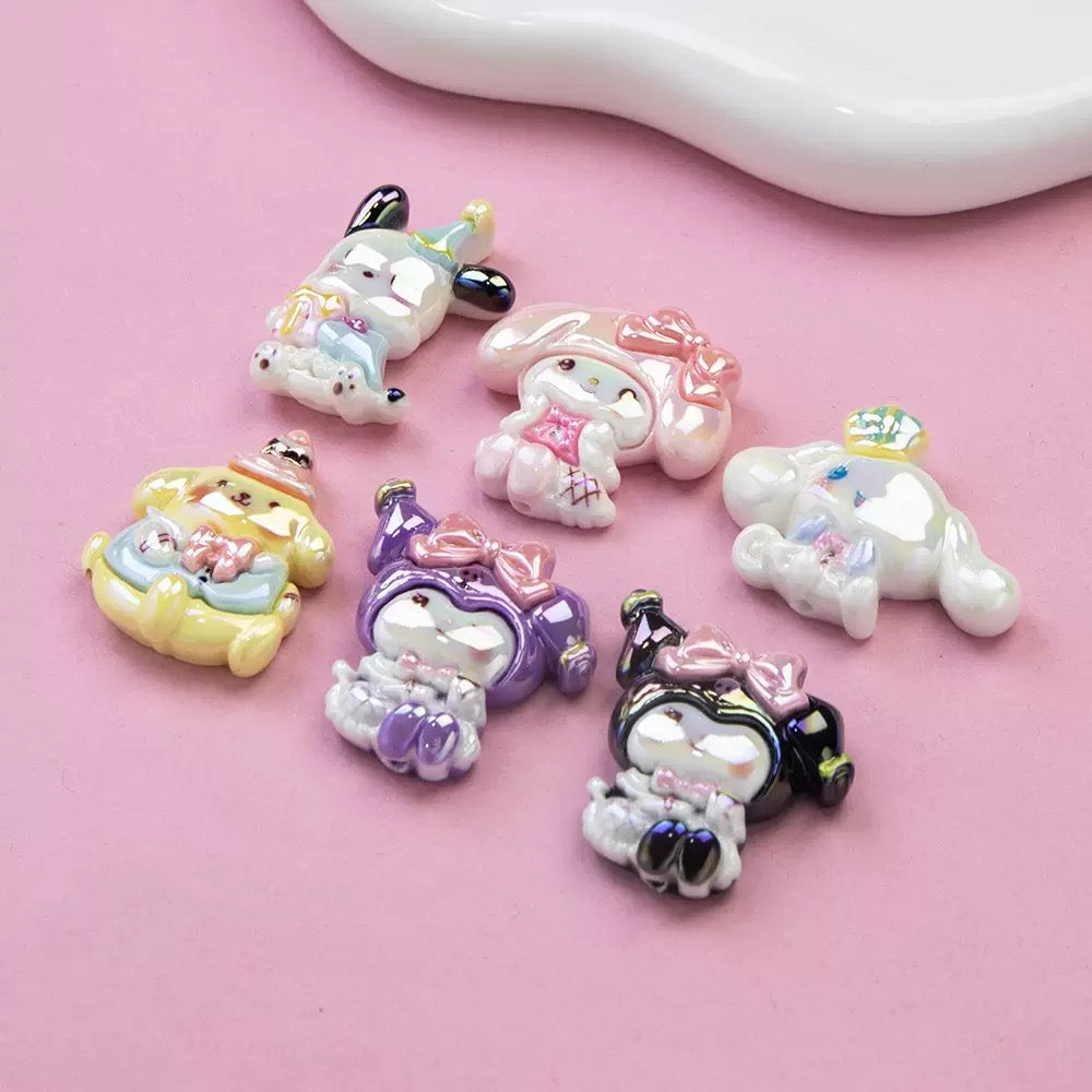 DIY 3D Character Beads 10pcs/bag