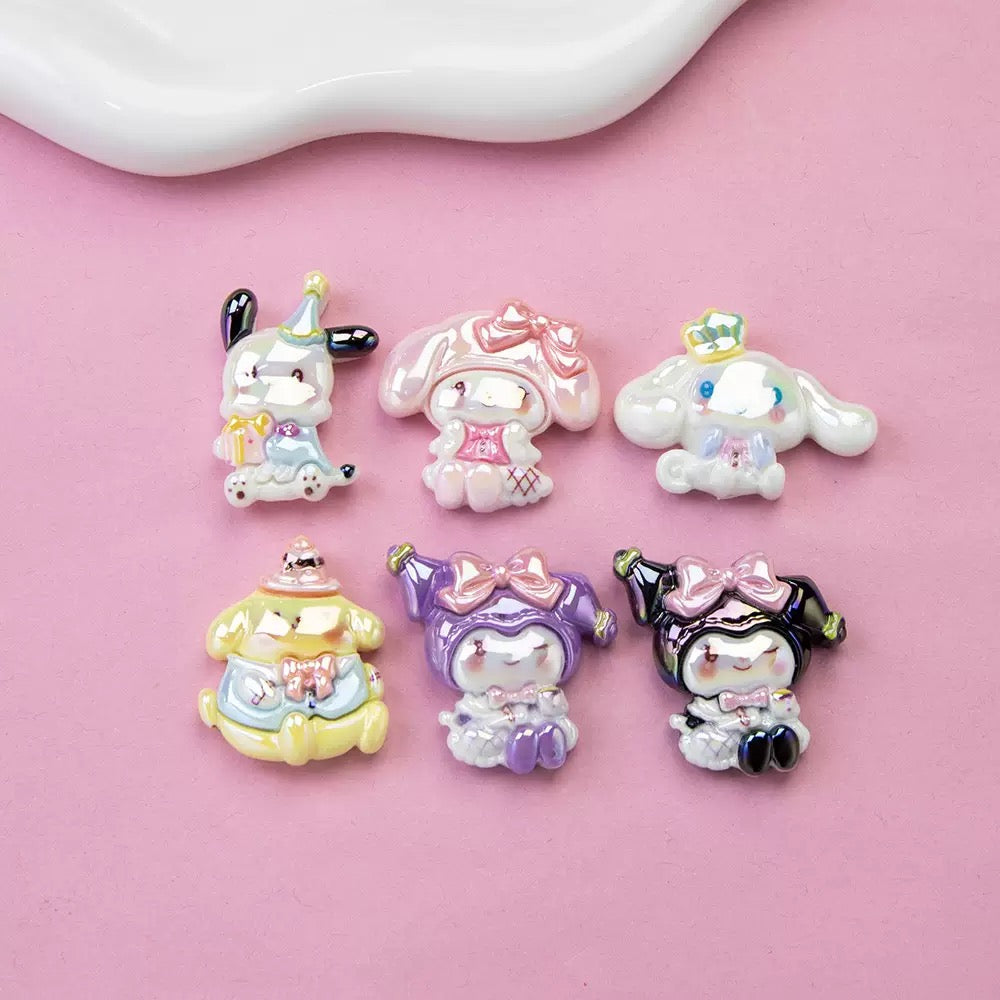 DIY 3D Character Beads 10pcs/bag