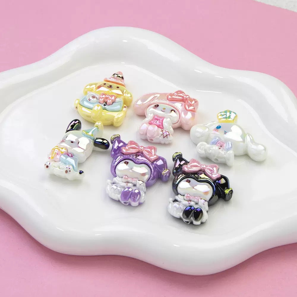 DIY 3D Character Beads 10pcs/bag