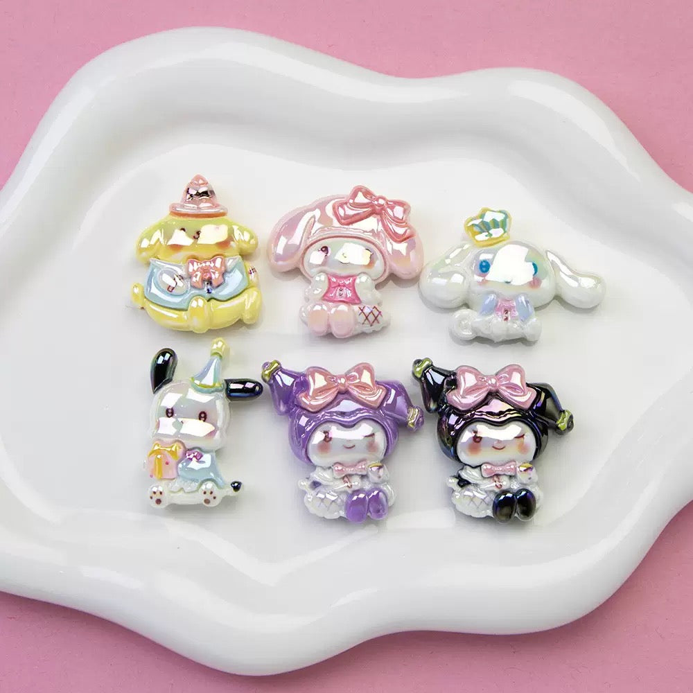 DIY 3D Character Beads 10pcs/bag