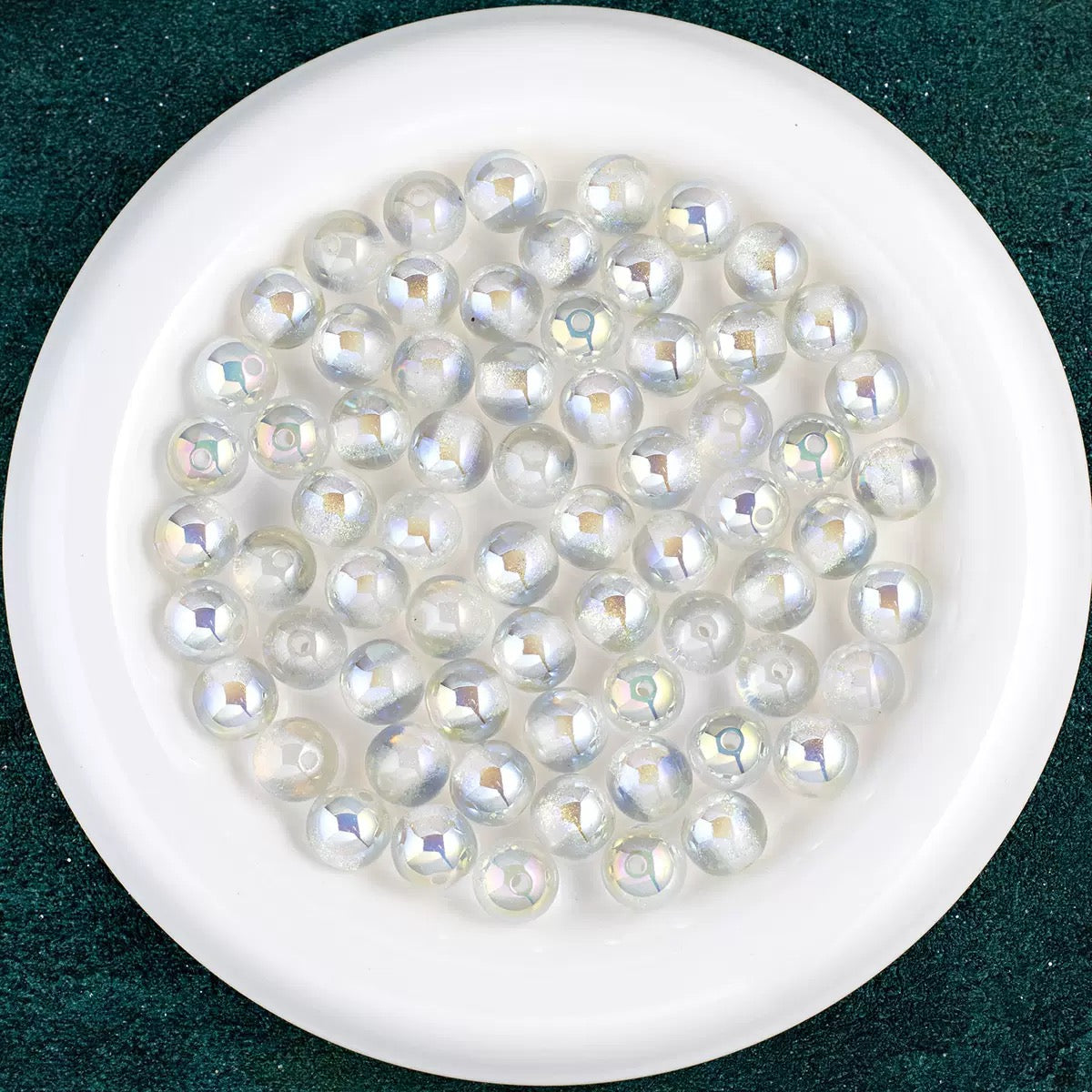 12mm moon deep sea secret DIY beads - 10pcs/bag